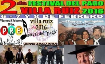 2do Festival del pago Villa Ruiz 2016