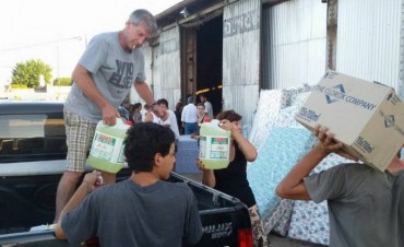 La solidaridad lujanense llegó hasta Pergamino