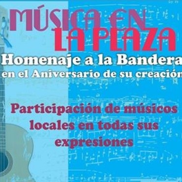 Este sabado se realizará la unica función de Música en la Plaza