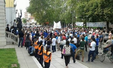 Movilización de trabajadores municipales