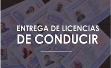 Entrega de Licencias de Conducir