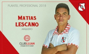 Matías Lescano: "Luján es un club que está muy ordenado, eso se nota en la cancha"