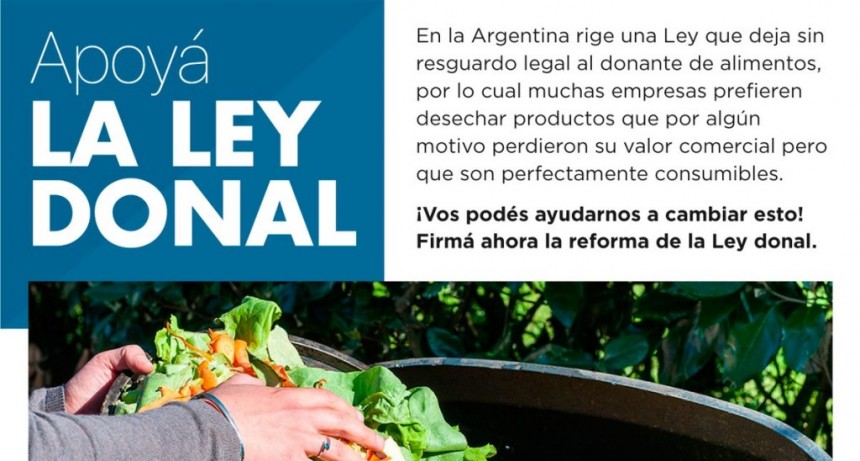 Impulsan reforma legal para incentivar donación de alimentos