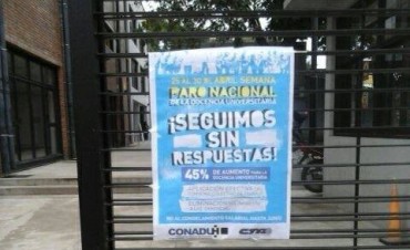 Paro durante toda la semana en Universidades Nacionales