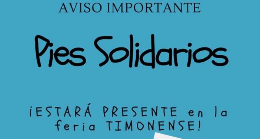 Pies Solidarios, recaudará útiles para el Rinconcito