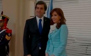 El concejal Leonardo Boto acompañó a la presidenta en el Tedeum