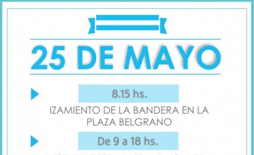 Actividades para celebrar el 25 de mayo