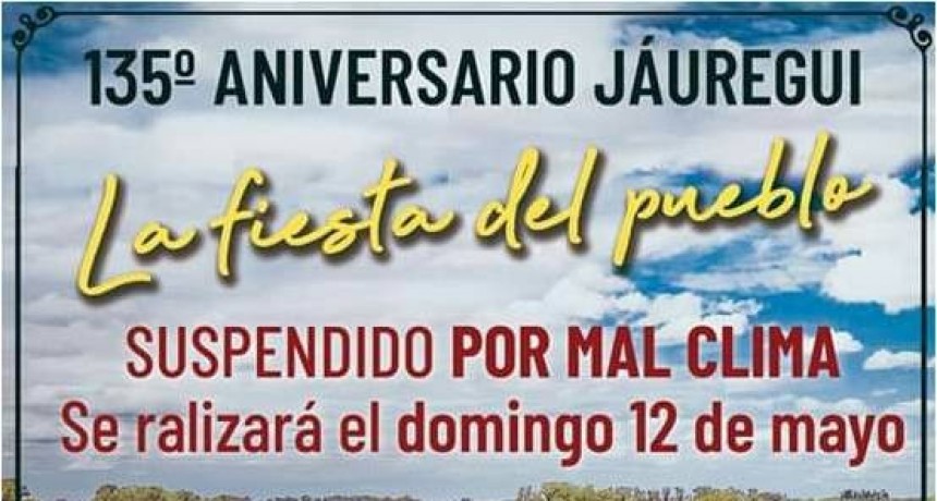 Invitan a la Fiesta Aniversario de Jáuregui