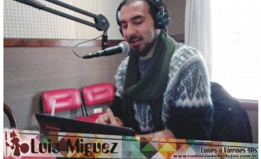 Luís Miguez y una columna musical y futbolera
