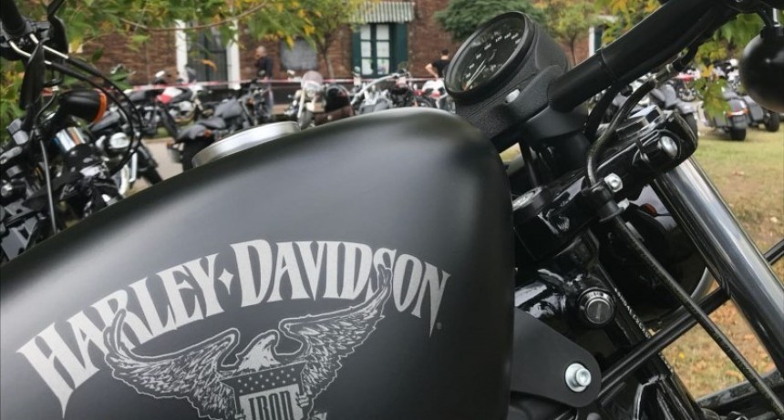 Encuentro de motos Harley-Davidson en Cortínez