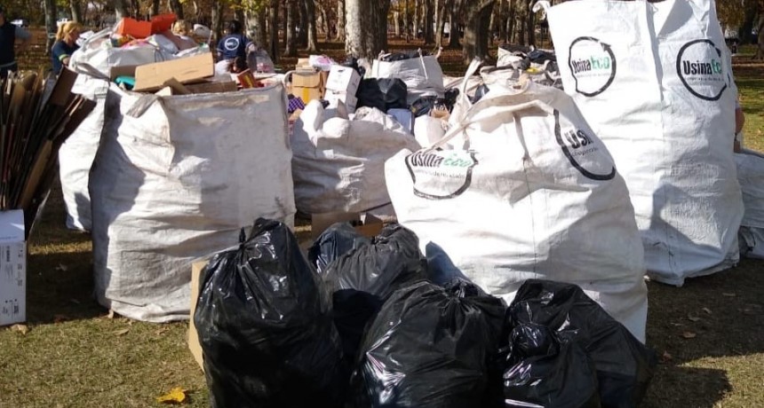 “Juntamos más de 2 mil kilos de reciclables en dos días”