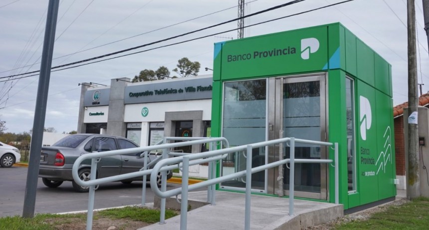 Localidades: se instaló un cajero automático en Pueblo Nuevo