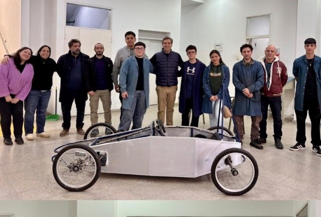 Estudiantes de la Industrial avanzan con el auto el&eacute;ctrico para el Desaf&iacute;o Eco YPF 2026