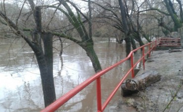 Medicion de las 08.00 hs de 3,35 mts