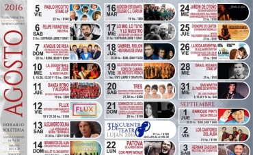 El Teatro Municipal renueva sus propuestas para Agosto