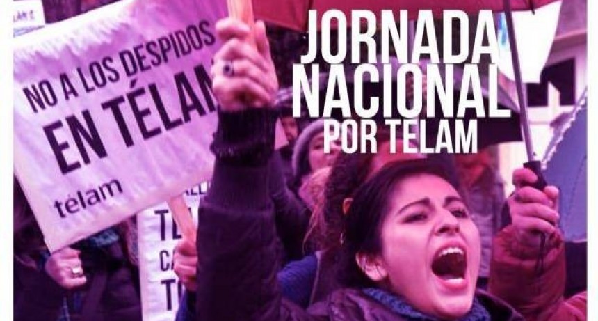 Jornada de solidaridad con los trabajadores de Télam