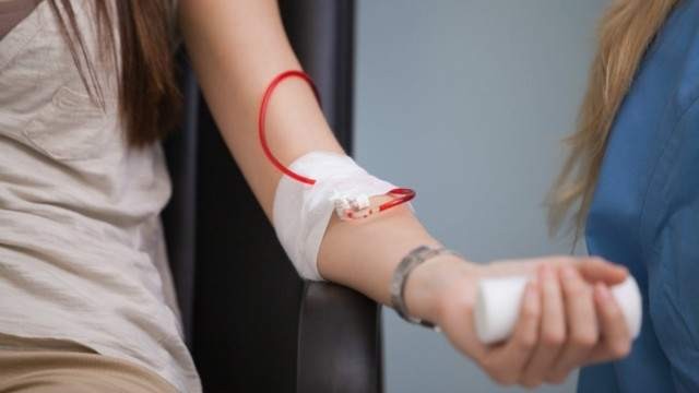 Colecta de sangre en Pueblo Nuevo