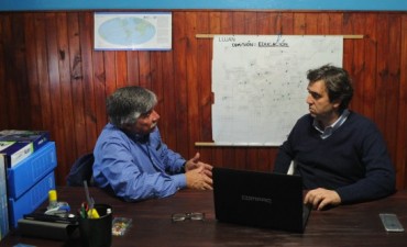 Reunión entre Goena y Boto por gestión de emergencias hidricas