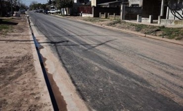 Abrieron al tránsito cuadras pavimentadas