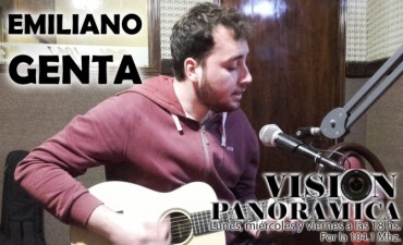 Emiliano Genta en el acústico de Visión Panorámica