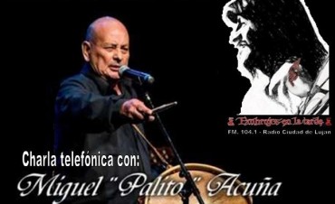 Miguel "Palito" Acuña, bombixto de Horacio Guarany, recordo a Jacinto Piedra.