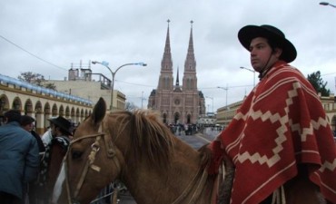 Cortes de calles programados durante la peregrinación gaucha