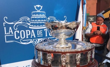 La Copa Davis estuvo en Luján