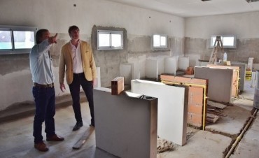 Avanza la obra de ampliación en el Instituto Fermín Mignone