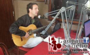 Guido Sberna en el cierre de "Ladran Sancho"