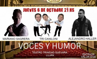 Voces y Humor este jueves en el Trinidad Guevara