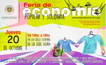 Nueva edición de la Feria de Economía Popular y Solidaria en la UNLu