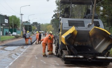 Continúa la repavimentación de Fray Manuel de Torres