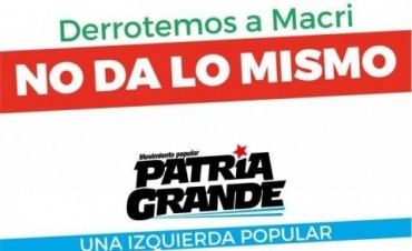 Patria Grande define su posicionamiento ante el balotaje