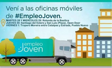 Llegó a Luján el camión de Empleo Joven