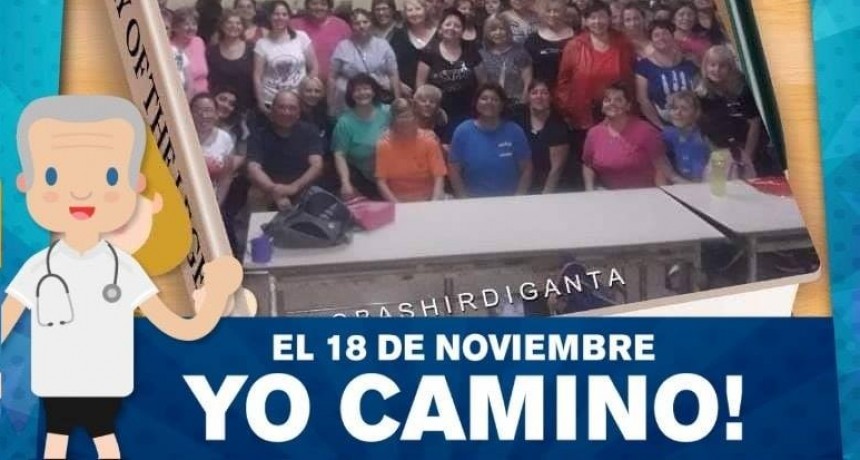 Luján camina contra la obesidad